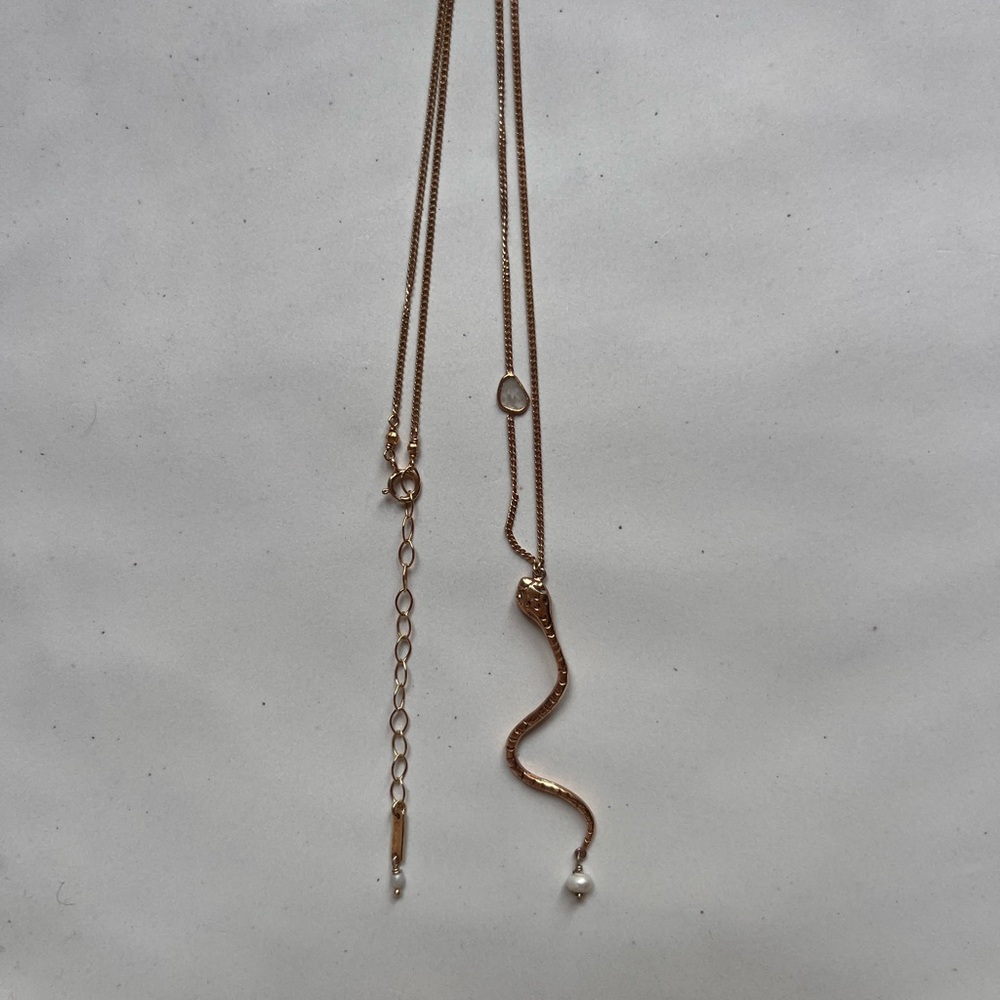 Elegant Gold Snake Chain Necklace